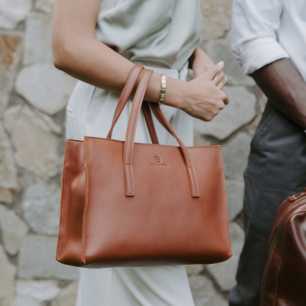 Balvaro Vintage Minimalist Leather Handbag