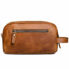 Balvaro Vintage Leather Toiletry Bag