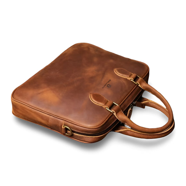 Balvaro Legacy Leather Laptop Bag