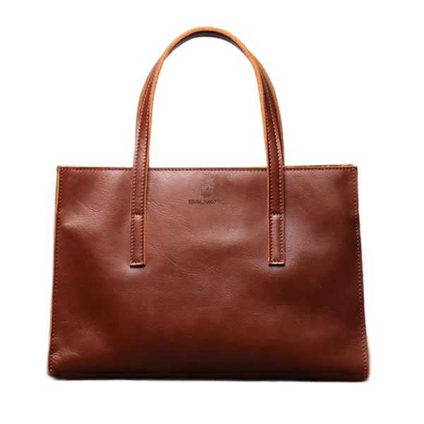 Balvaro Vintage Minimalist Leather Handbag