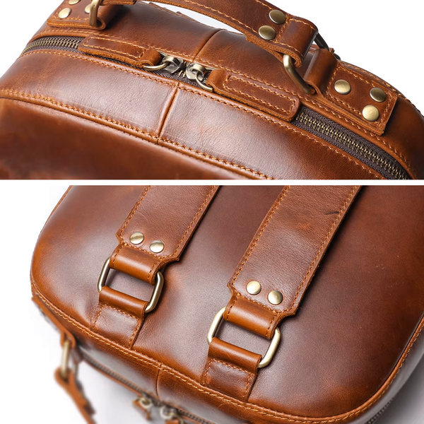 Balvaro Vintage Luxe Laptop Backpack