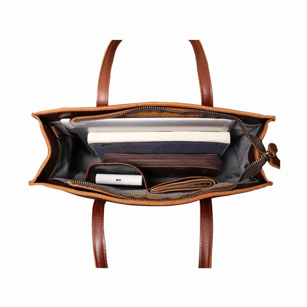 Balvaro Vintage Minimalist Leather Handbag